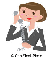 Business Call Illustrations And Clipart