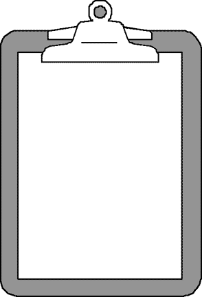 Clipboard Border Colouring Pages