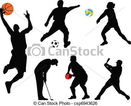 Collection Of Different Sport Multi Sports Clipart