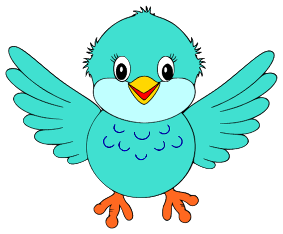 Cute Little Blue Bird Clipart Is Credited To Colorful Cliparts