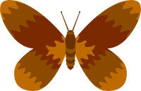 Free Butterfly Clipart Graphics  Images And Pictures Of Yellow Brown