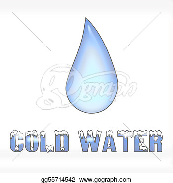 Freezing Water Clip Art Cold Water   Clipart Graphic