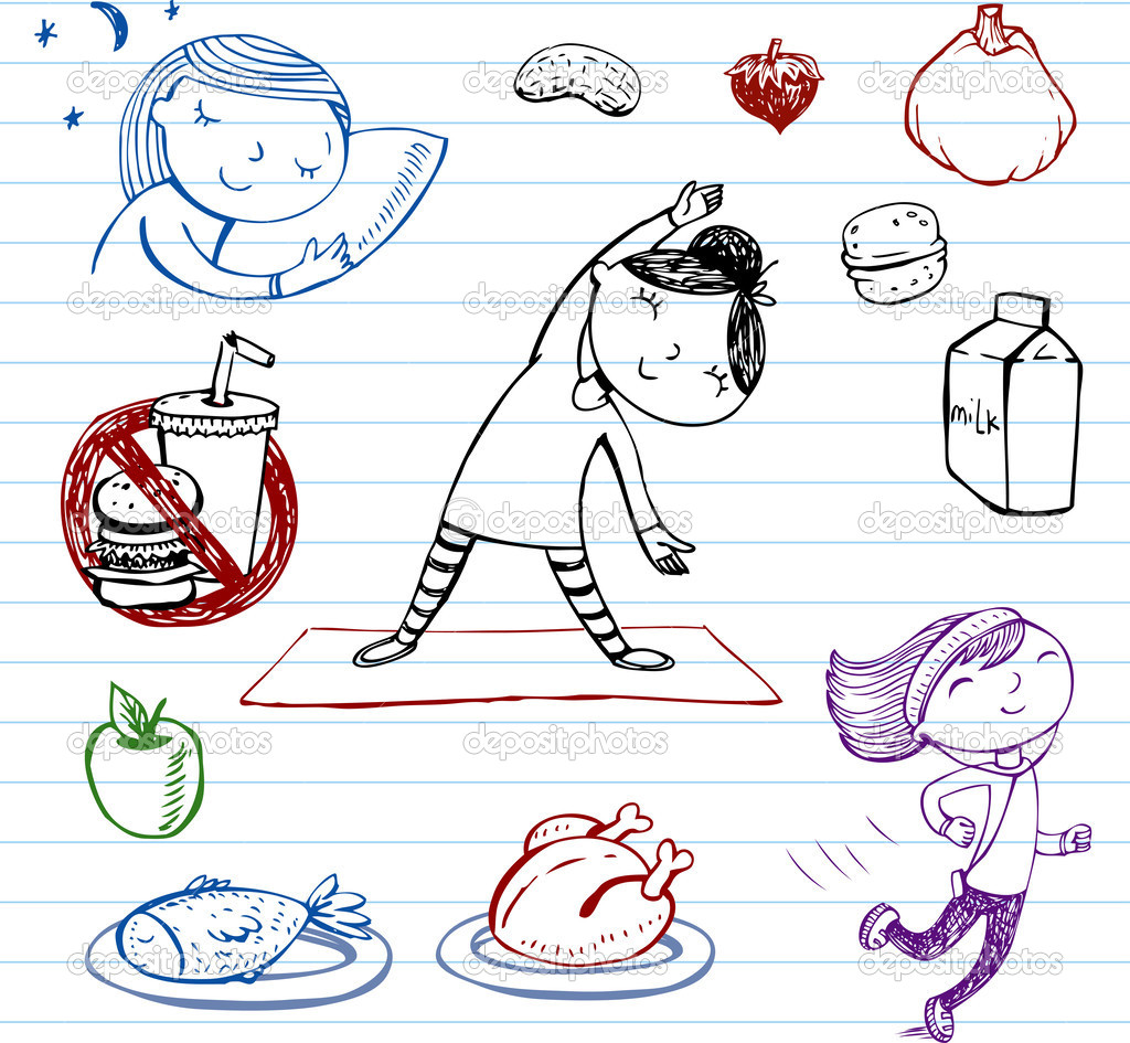 Healthy Lifestyle Clipart  1