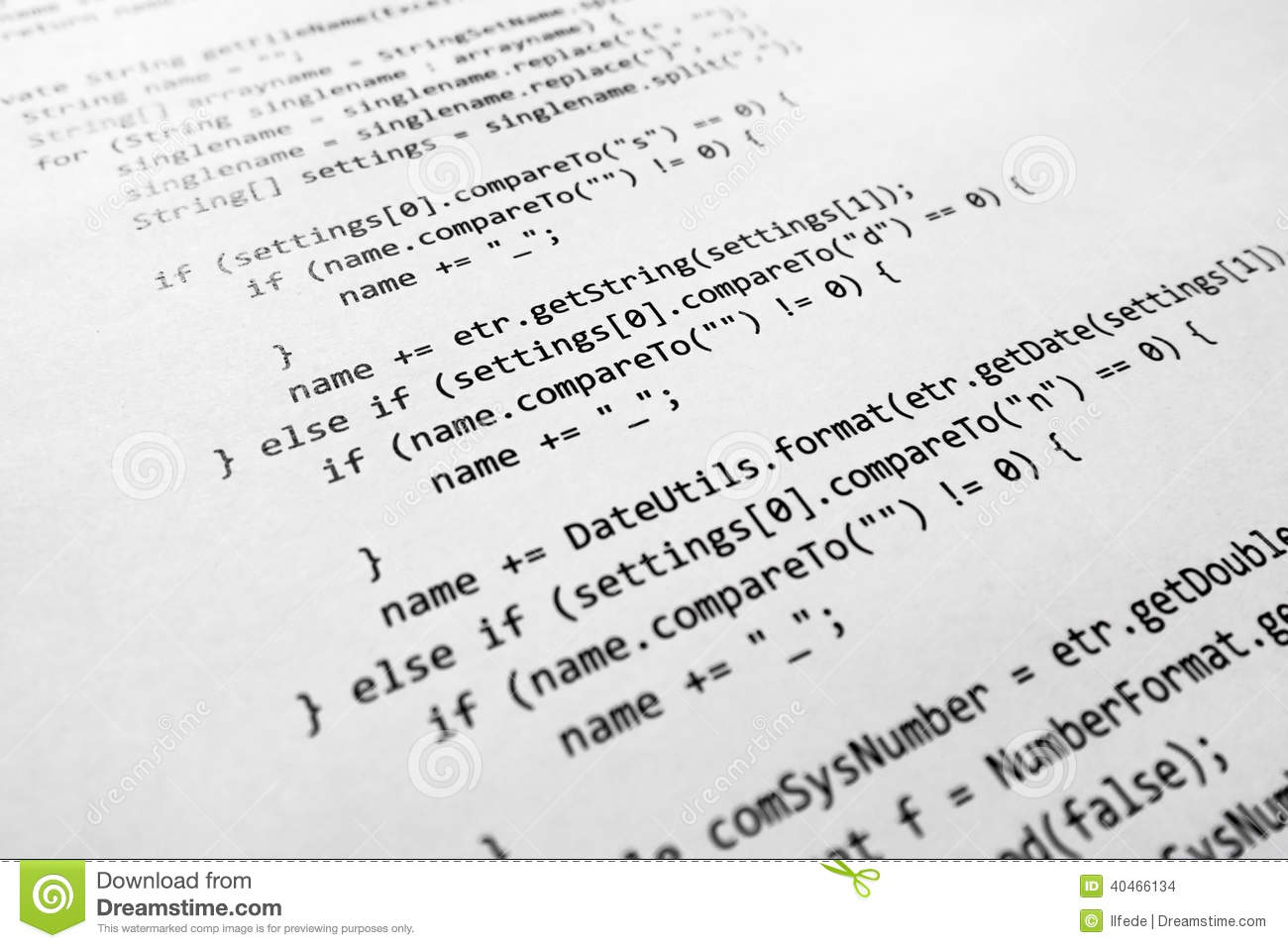 Java Source Code Stock Photo   Image  40466134