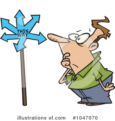 Lost Clipart  1047070   Illustration By Ron Leishman