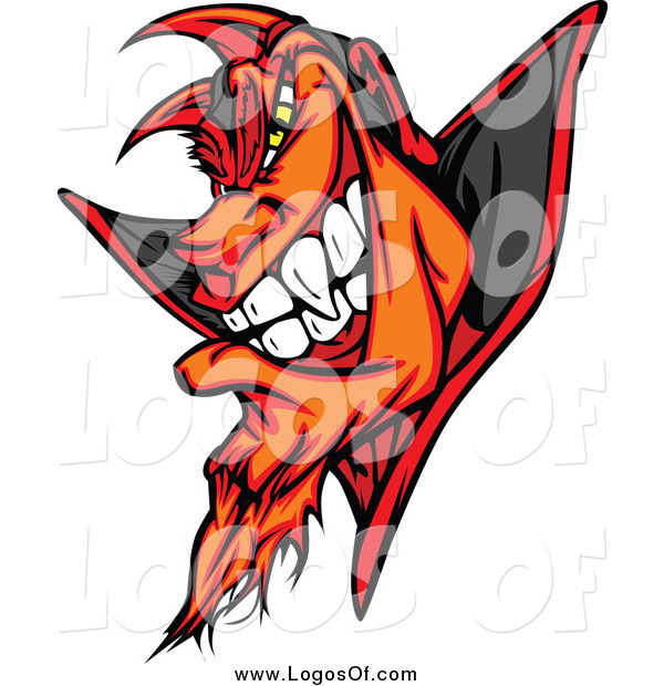 Of A Grinning Evil Devil Logo Logo Clip Art Chromaco