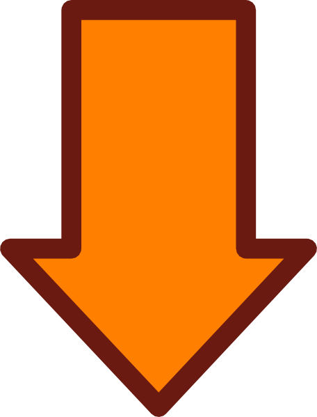 Orange Arrow Clip Art