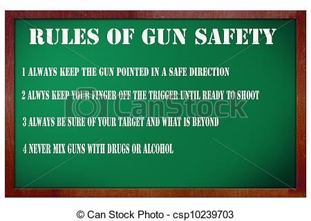 Photography Of Rules Of Gun Safety   The Four Rules Of Gun Safety    