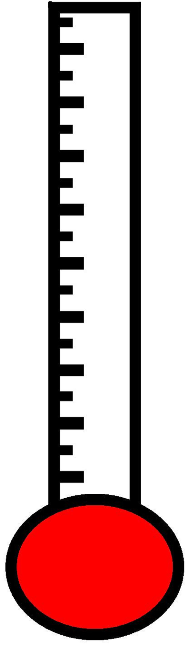Thermometer Chart Template At Chandooorg I Have Goal   Clipart Best    