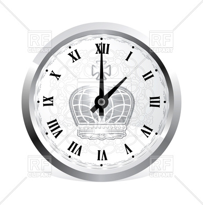 Vintage Clock 74040 Download Royalty Free Vector Clipart  Eps