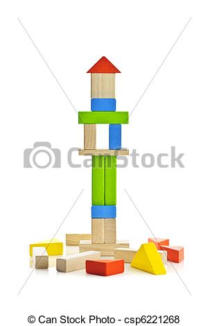 Wooden Block Tower Csp6221268 Clipart   Free Clip Art Images