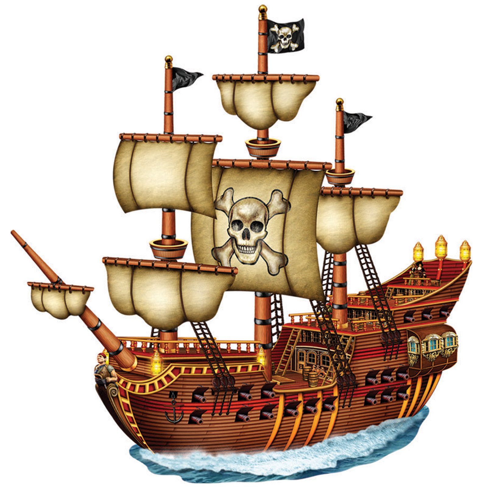 14 Cartoon Pirate Ship Free Cliparts That You Can Download To You