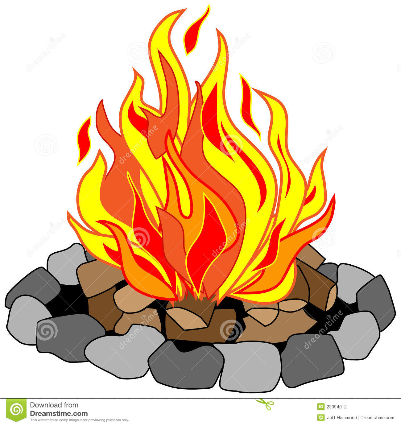 Animated Camp Fire Clipart
