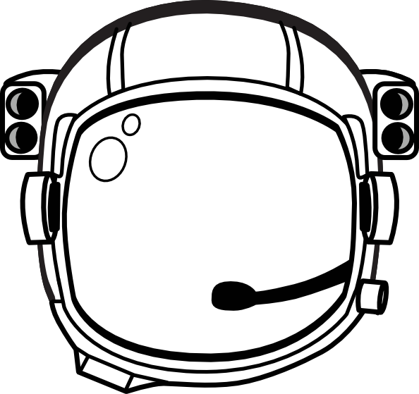 Astronaut S Helmet Clip Art At Clker Com   Vector Clip Art Online
