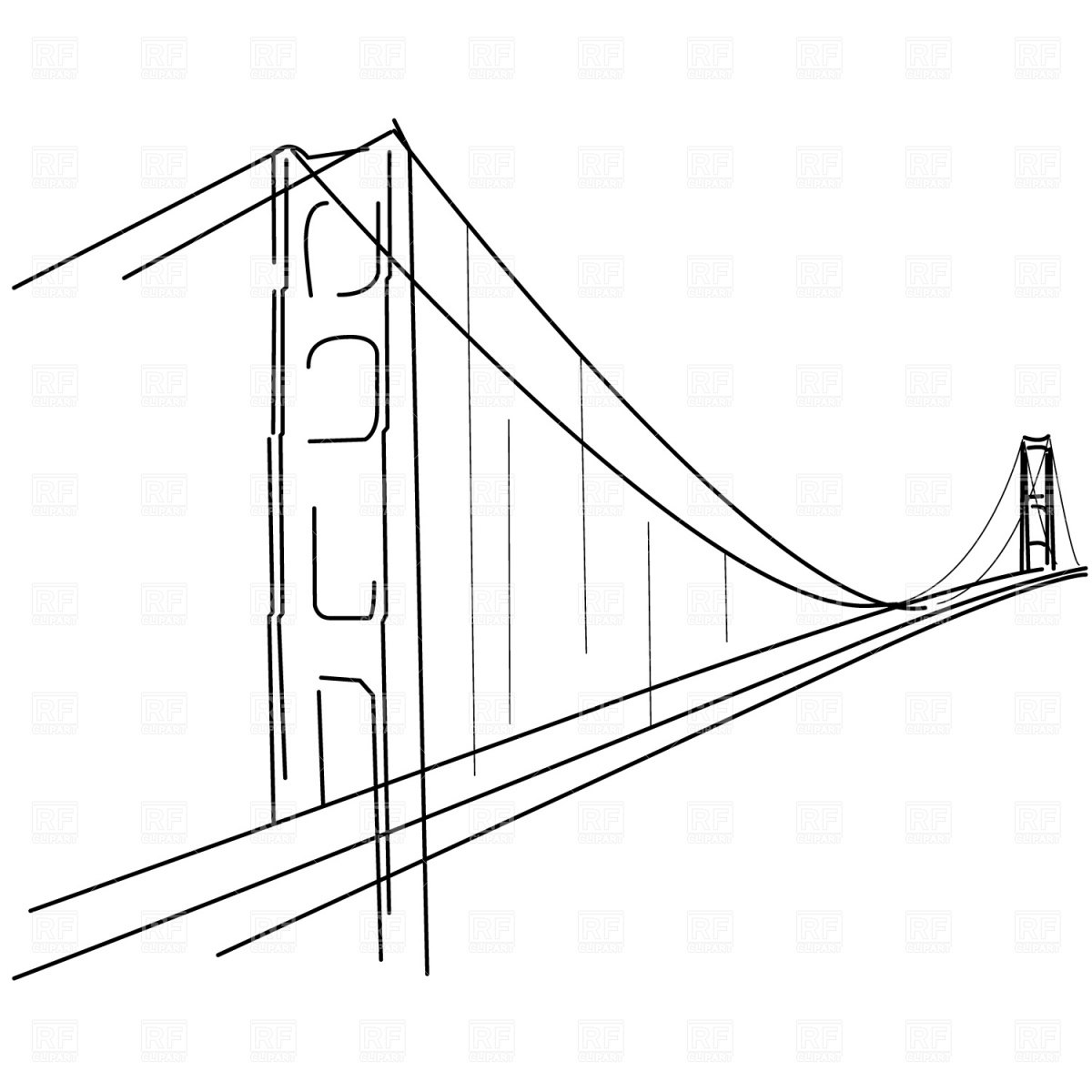     Bridge Silhouette 974 Travel Download Royalty Free Vector Clip Art