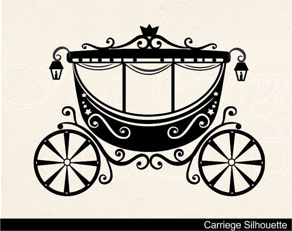 Cinderella Carriage Silhouette Carriage Clip Art Silhouette