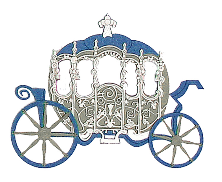 Cinderella Carriage Sketch Princess Carriage   Silver