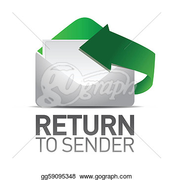 Clipart   Return To Sender Letter Illustration   Stock Illustration