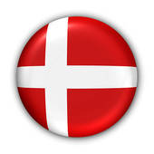 Denmark Flag   Clipart Graphic