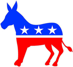 Donkey In Red White And Blue   Democrat