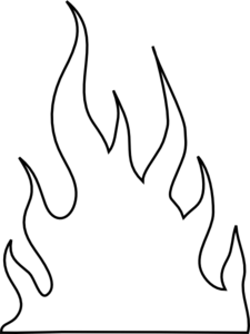 Fire Flames Clipart Black And White   Clipart Panda   Free Clipart    