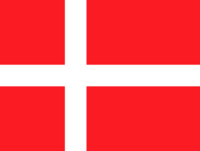 Flag Of Denmark   Vector Clip Art