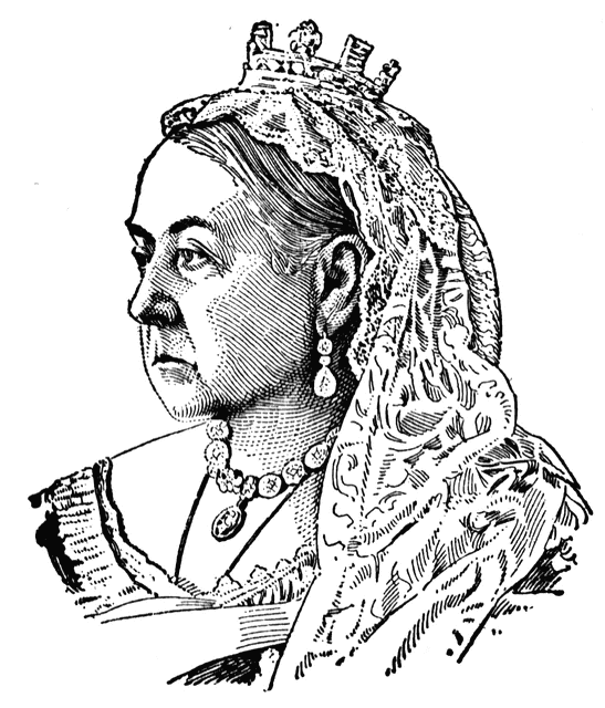 Queen Victoria Of England   Clipart Etc