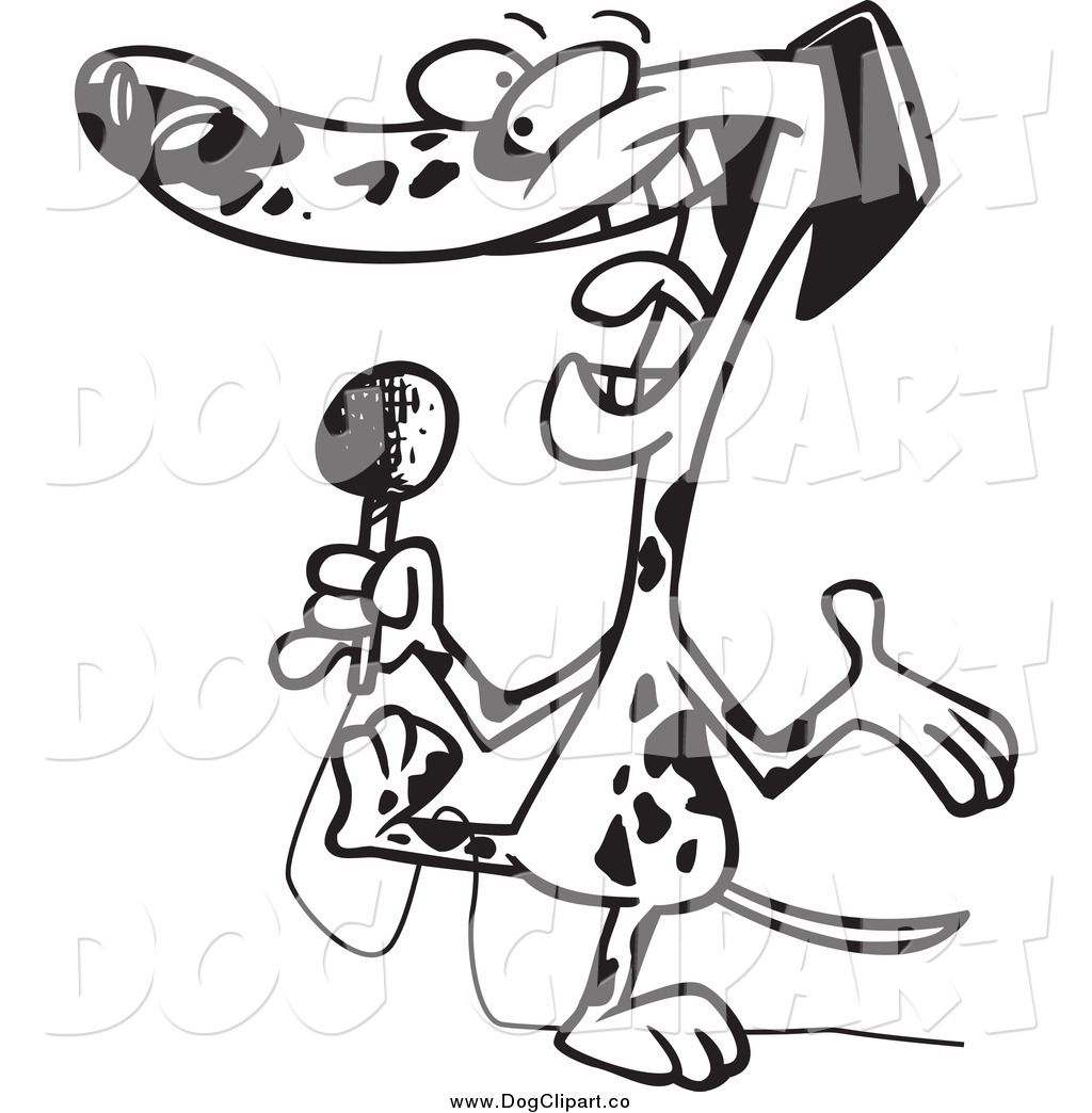 Stand Up Clipart Vector Cartoon Clip Art Of A Black And White Stand Up    