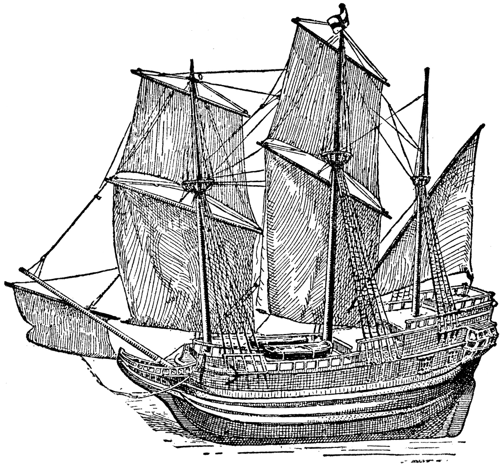 The Mayflower   Clipart Etc