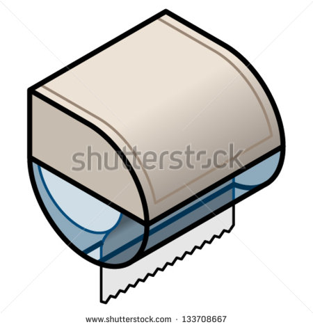 Wall Mounted Paper Towel Dispenser  Stock Vector 133708667    