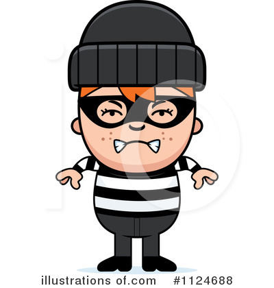 Burglar Clipart  1124688   Illustration By Cory Thoman