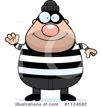 Burglar Clipart  1124692 By Cory Thoman   Royalty Free  Rf  Stock    