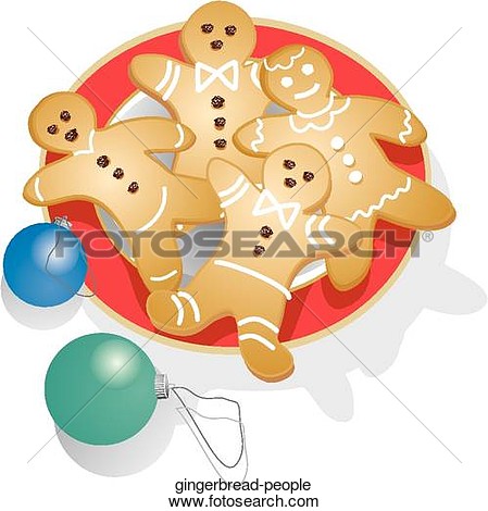 Clipart Of Gingerbread People Gingerbread People   Search Clip Art