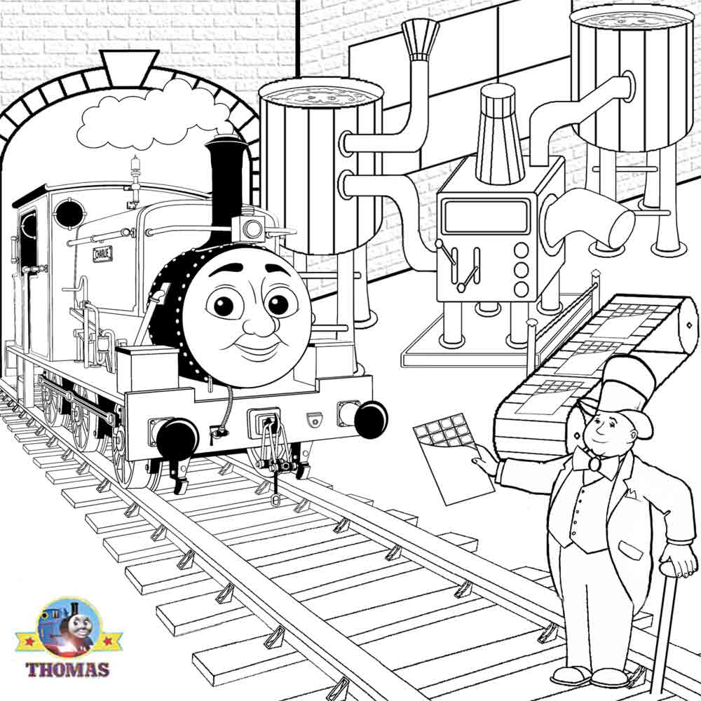 Clipart Thomas And Friends Charlie And The Chocolate Factory Coloring