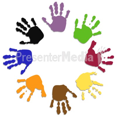 Colored Hand Circle