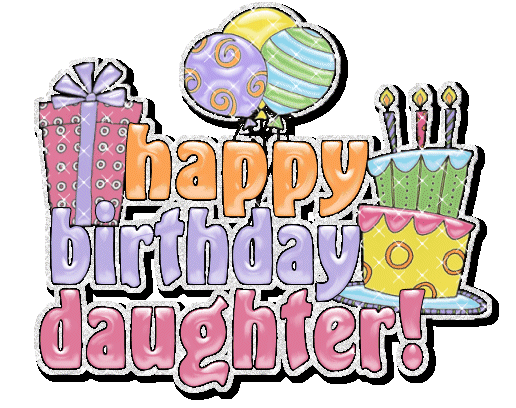Daughter Birthday Clipart  1 