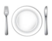 Formal Dinner Plate Clipart Empty Dinner Plate