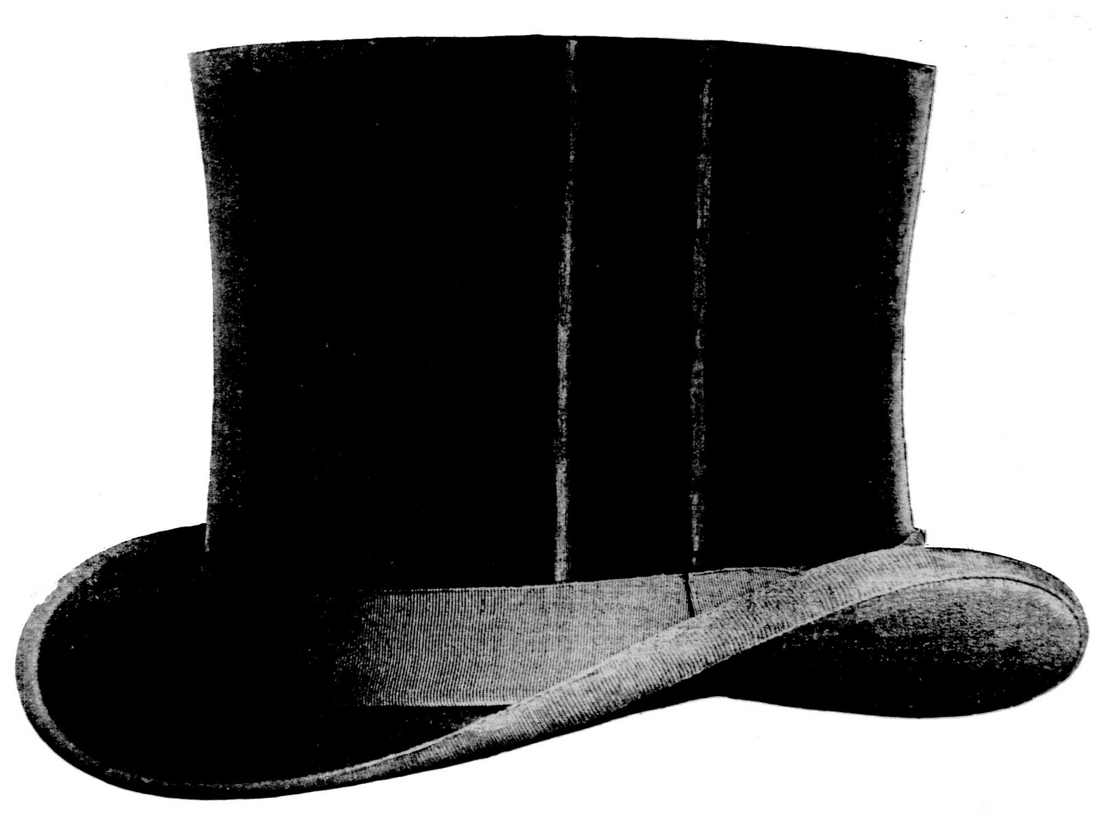 Free Vintage Clip Art   Awesome Top Hat   The Graphics Fairy