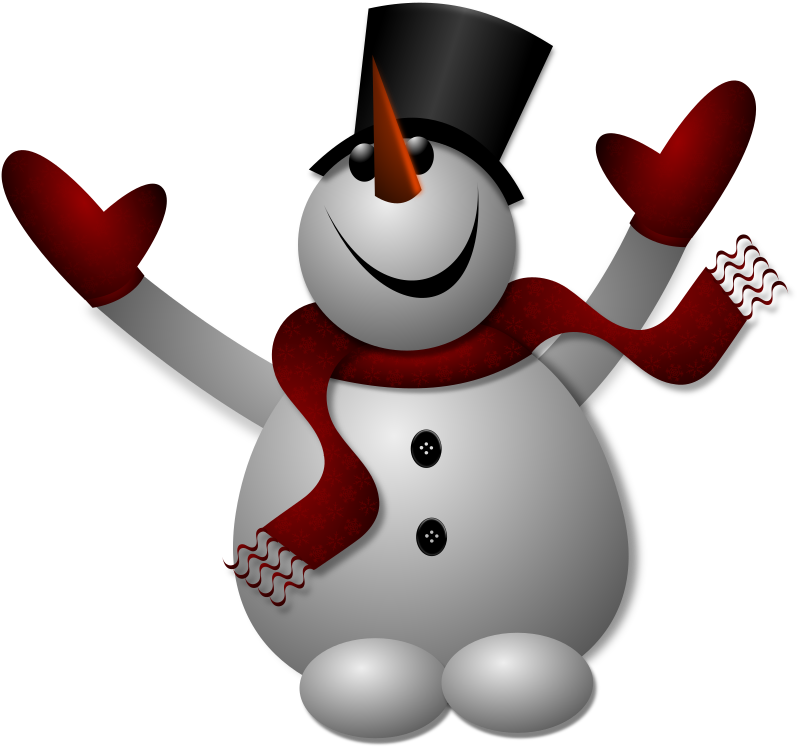 Happy Snowman 1 By Merlin2525   A Merlin2525 Original Artwork Of A