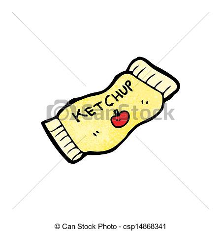 Ketchup Packet Cartoon   Csp14868341