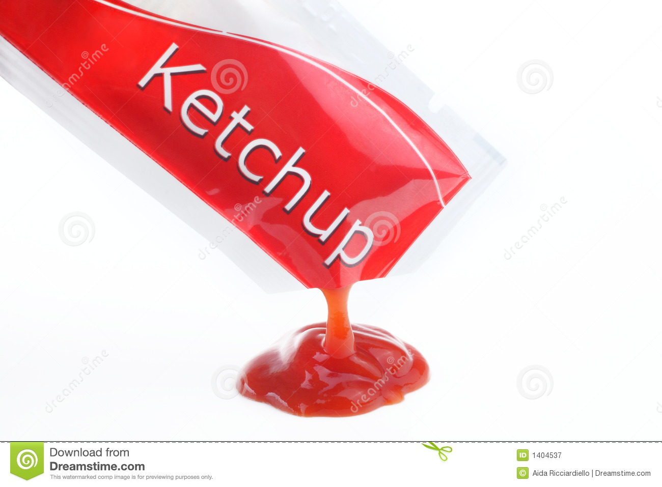 Ketchup Packet Royalty Free Stock Photography   Image  1404537