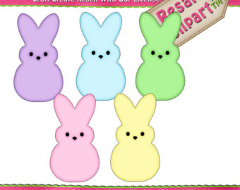 Popular Items For Peeps Clipart On Etsy