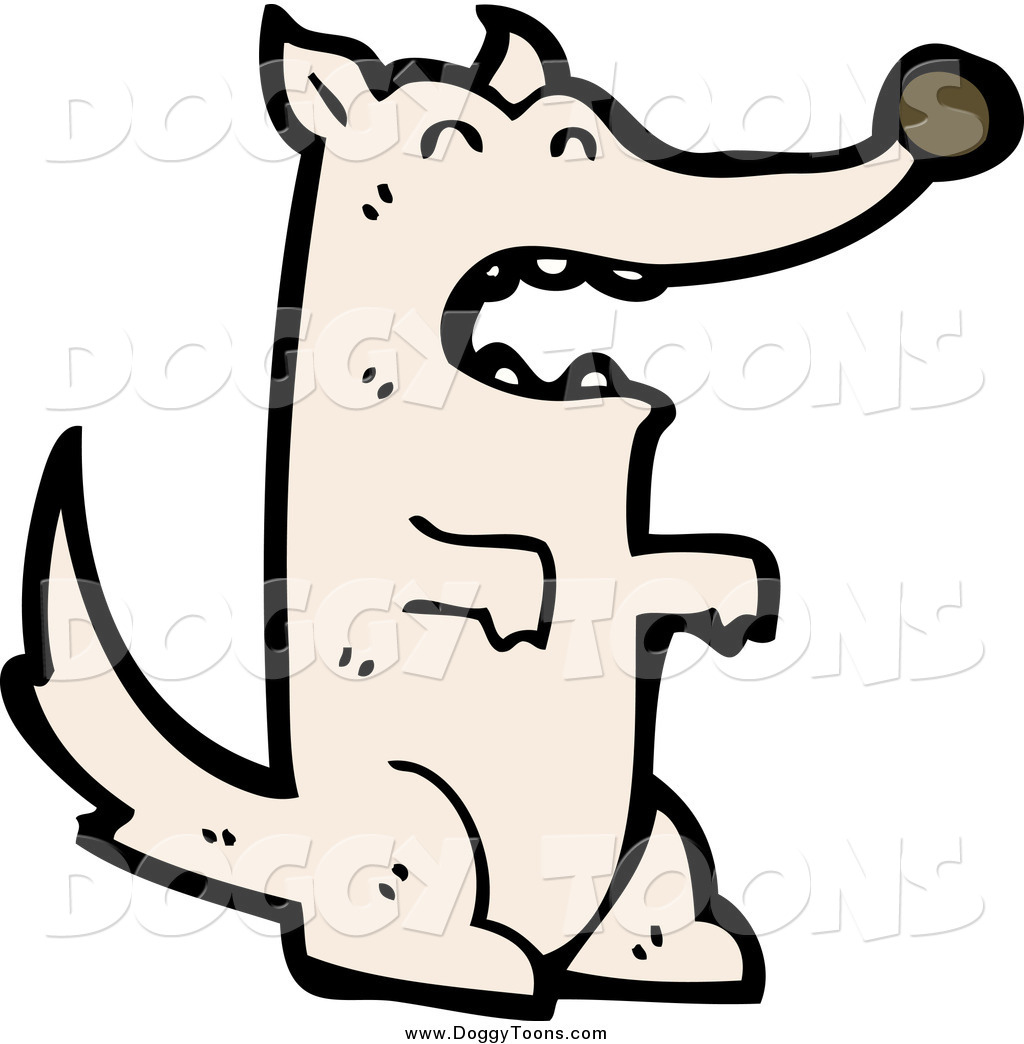    Preview  Doggy Clipart Of A White Wolf Dog Begging By Lineartestpilot
