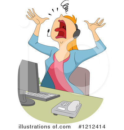 Royalty Free  Rf  Customer Service Clipart Illustration By Bnp Design