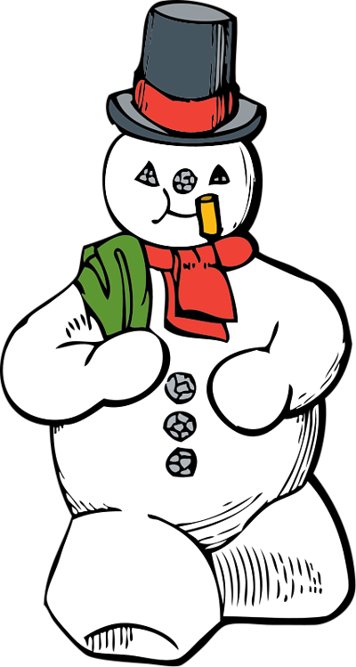 Snowman Clipart Transparent Background Of A Snowman 12634