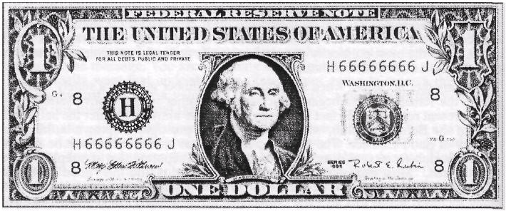 The Front Of The American Dollar Bill Reveals A Hidden Owl In The    
