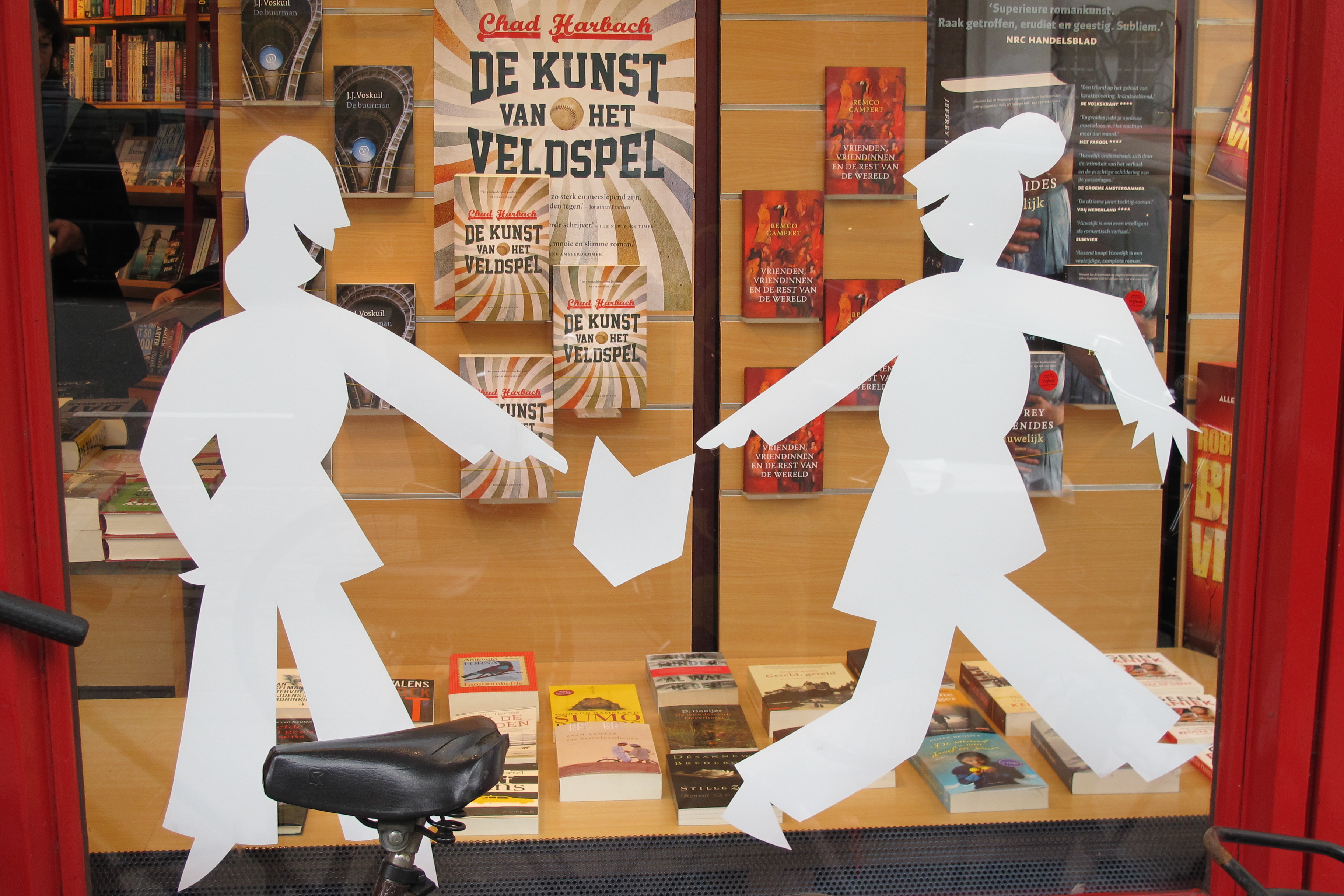 Window Design Made For The Dutch National Week Of Books On The Theme
