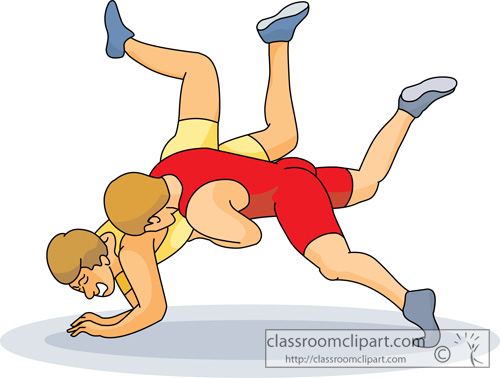 Wrestling Clipart   Wrestling Moves 01   Classroom Clipart