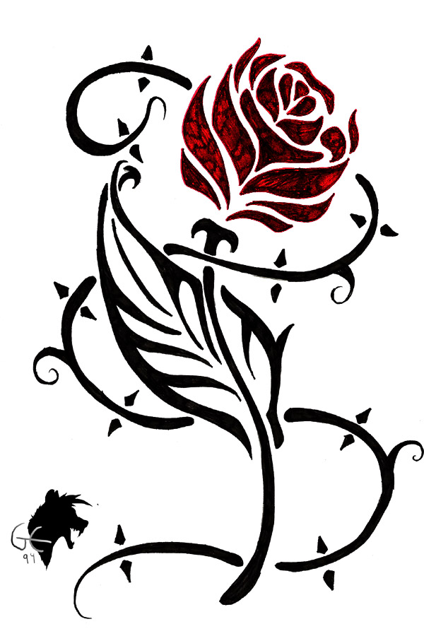 41 Rose Tribal Tattoo   Free Cliparts That You Can Download To You    