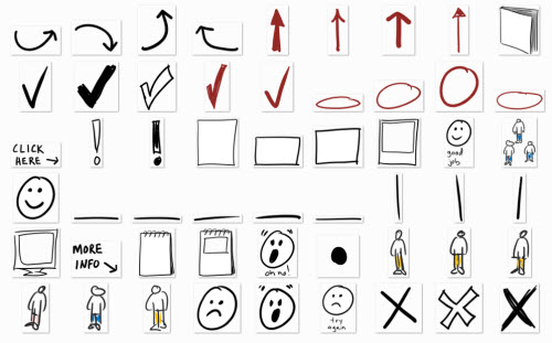 Bildunginteraktiv  Handgemalte Symbole In Pr Sentationen
